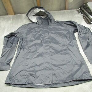 Marmot PreCip Eco Jacket Women XXL Gray Waterproof Hooded Rain Packable Hiking